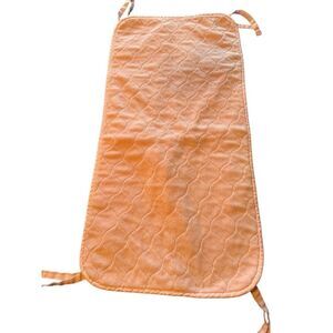 Nojo quilted crib bib sheet saver pink